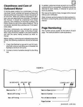 1992-2000 Mercury Mariner 105-225HP outboards Factory Service Manual, Page 3