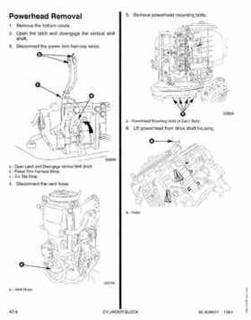 1995 Mariner Mercury Outboards Service Manual 50HP 4-Stroke, Page 145
