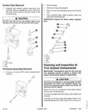 1995 Mariner Mercury Outboards Service Manual 50HP 4-Stroke, Page 205