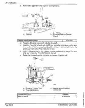 2005+ Mercury Verado 4 Stroke 200/225/250/275 6 gear housing Service Manual, Page 118