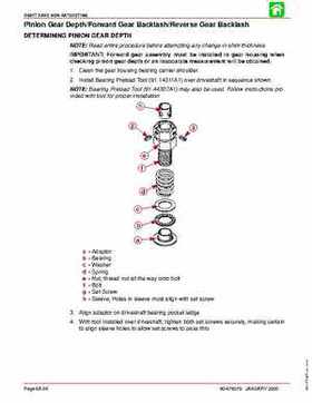 Mercury Mariner Models 135 150 175 200 Service Manual, Page 520