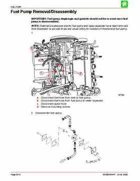 Mercury Optimax 115, 135, 150, 175, DFI year 2000 and up service manual., Page 186