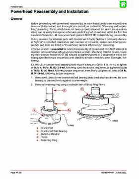 Mercury Optimax 115, 135, 150, 175, DFI year 2000 and up service manual., Page 320