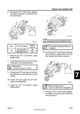 2001 Edition Yamaha F225A and LF225A Outboards Service Manual, Page 249