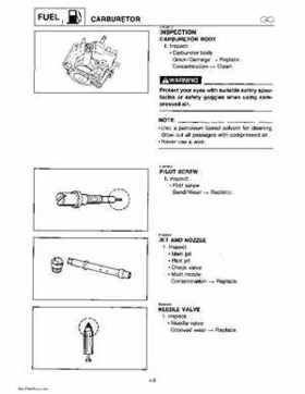Yamaha Marine Outboards Factory Service / Repair/ Workshop Manual T9.9T F9.9T, Page 68