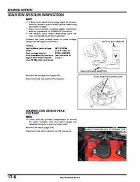 2004-2007 Honda Aquatrax ARX1200N3/T3/T3D Factory Service Manual, Page 443
