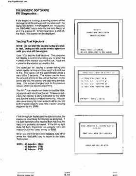 2000 Polaris Virage TX, SLX, Pro 1200, Genesis, Genesis FFI Personal Watercraft Service Manual, Page 309