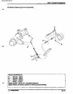 2001 Polaris SLX, PRO 1200, Virage TX, Genesis, Virage TXi, Genesis i Personal Watercraft Service Manual, Page 236