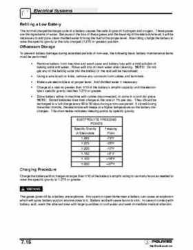 2003 Polaris Freedom, Virage and Genesis PWC Service Manual, Page 229