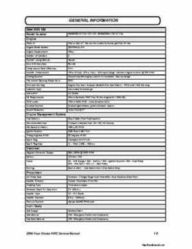 2004 Polaris MSX110, MSX150 PWC Original Service Manual, Page 10