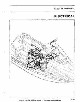 Bombardier SeaDoo 1989 factory shop manual, Page 82