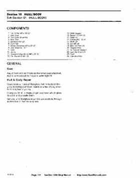 Bombardier SeaDoo 1989 factory shop manual, Page 141