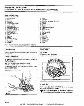 Bombardier SeaDoo 1993 factory shop manual, Page 129