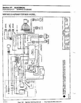 Bombardier SeaDoo 1993 factory shop manual, Page 140
