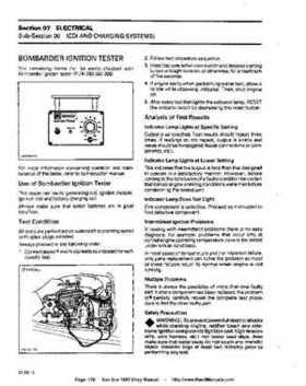 Bombardier SeaDoo 1993 factory shop manual, Page 176