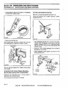 Bombardier SeaDoo 1993 factory shop manual, Page 196