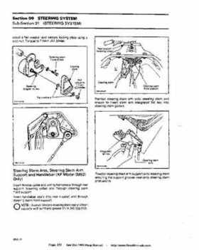 Bombardier SeaDoo 1993 factory shop manual, Page 237