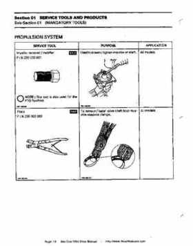 Bombardier SeaDoo 1994 factory shop manual, Page 18