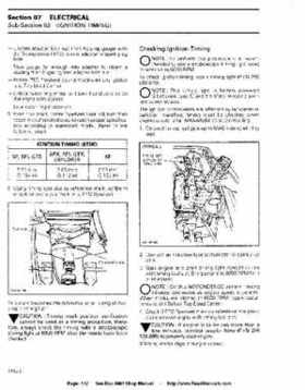 Bombardier SeaDoo 1994 factory shop manual, Page 142
