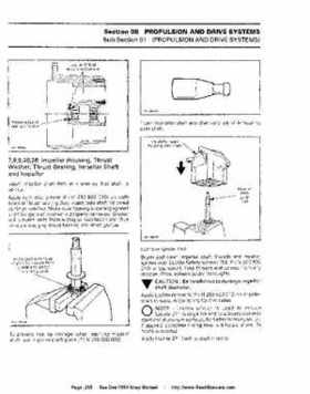 Bombardier SeaDoo 1994 factory shop manual, Page 205
