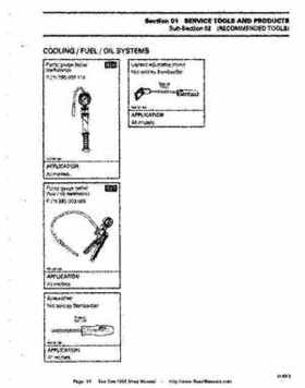 Bombardier SeaDoo 1995 factory shop manual, Page 16