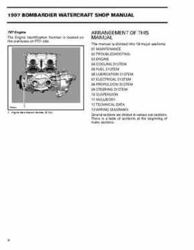 Bombardier SeaDoo 1997 factory shop manual, Page 7