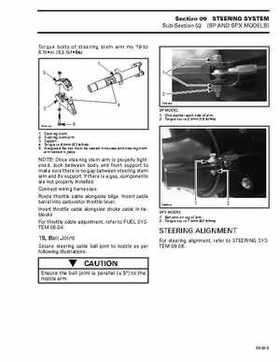 Bombardier SeaDoo 1997 factory shop manual, Page 259