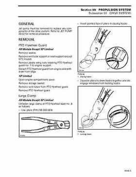 Bombardier SeaDoo 1999 factory shop manual, Page 337