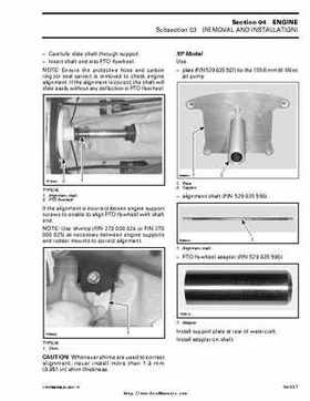 Bombardier SeaDoo 2000 factory shop manual volume 1, Page 71