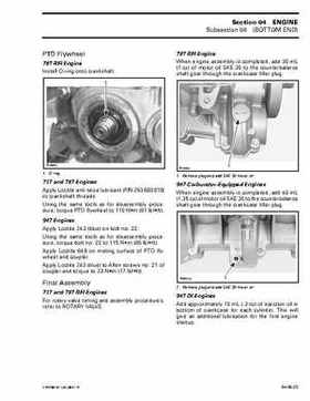 Bombardier SeaDoo 2001 factory shop manual, Page 157