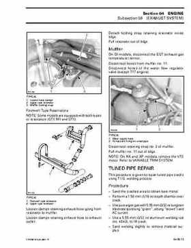 Bombardier SeaDoo 2001 factory shop manual, Page 180