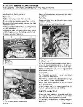 Bombardier SeaDoo 2001 factory shop manual, Page 238