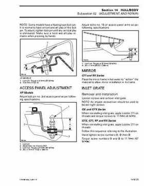 Bombardier SeaDoo 2001 factory shop manual, Page 499