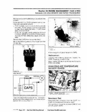 Bombardier SeaDoo 2006 4-Tec series factory shop manual, Page 213