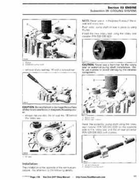 Bombardier SeaDoo 2007 factory shop manual, Page 139