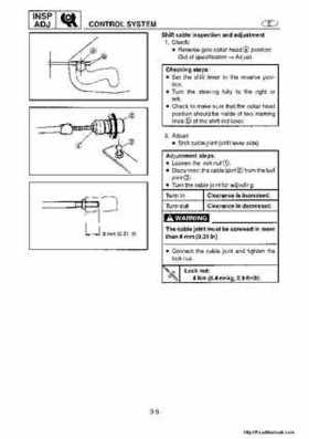 1998-2004 Yamaha WaveRunner XL700 XL760 XL1200 Factory Service Manual, Page 36