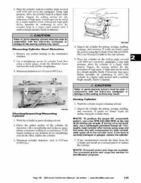 2002 Arctic Cat Snowmobiles Factory Service Manual, Page 69