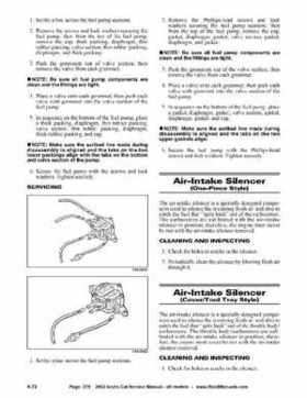 2002 Arctic Cat Snowmobiles Factory Service Manual, Page 276