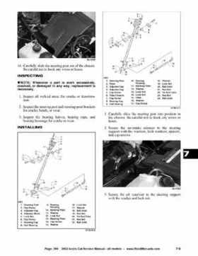 2002 Arctic Cat Snowmobiles Factory Service Manual, Page 394