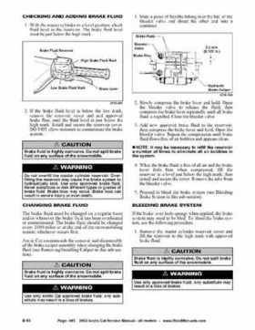 2002 Arctic Cat Snowmobiles Factory Service Manual, Page 483