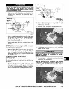 2002 Arctic Cat Snowmobiles Factory Service Manual, Page 484