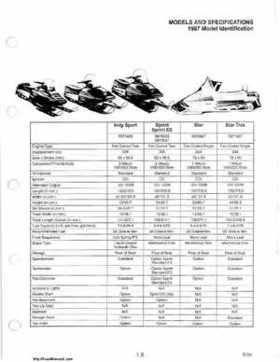 1985-1995 Polaris Snowmobiles Master Repair Manual, Page 10