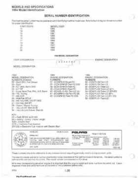 1985-1995 Polaris Snowmobiles Master Repair Manual, Page 37