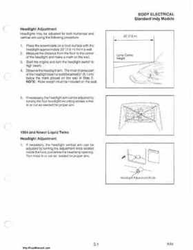 1985-1995 Polaris Snowmobiles Master Repair Manual, Page 88