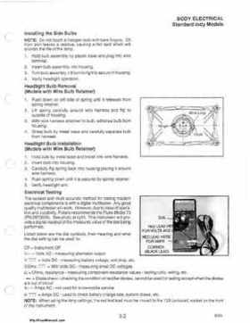 1985-1995 Polaris Snowmobiles Master Repair Manual, Page 90