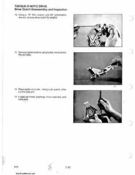 1985-1995 Polaris Snowmobiles Master Repair Manual, Page 457