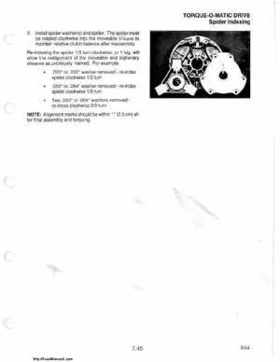 1985-1995 Polaris Snowmobiles Master Repair Manual, Page 462