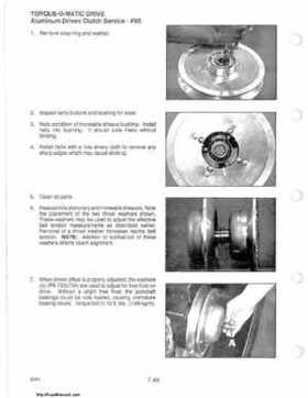 1985-1995 Polaris Snowmobiles Master Repair Manual, Page 463