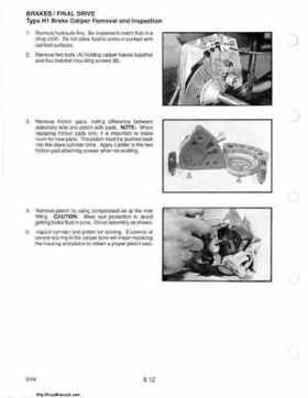 1985-1995 Polaris Snowmobiles Master Repair Manual, Page 480