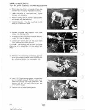 1985-1995 Polaris Snowmobiles Master Repair Manual, Page 498